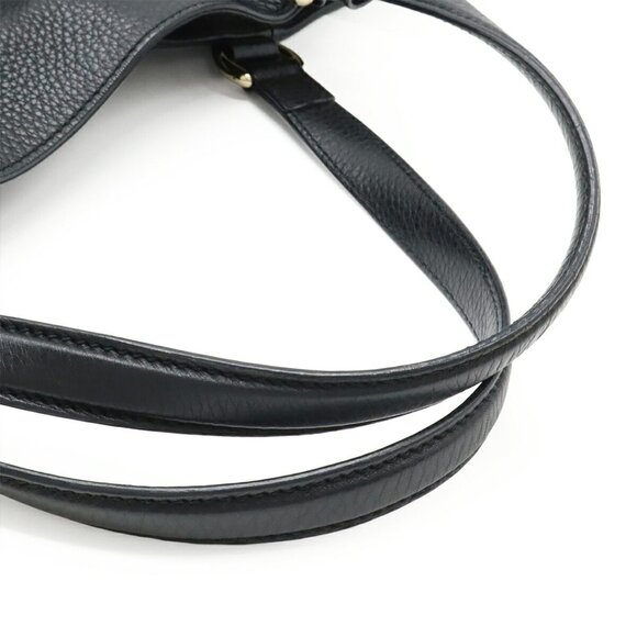GUCCI Black Leather Shoulder Bag - Picture 5 of 8